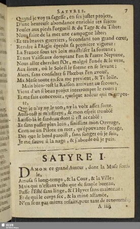 Satyre I.