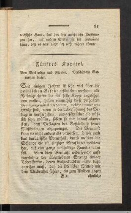 Fünftes Kapitel.