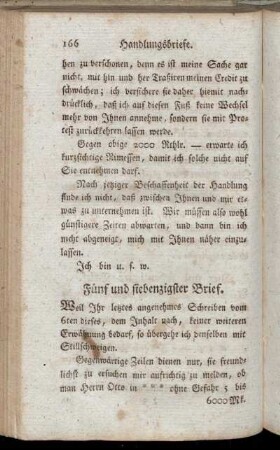 Fünf und siebenzigster Brief. - Fünf und neunzigster Brief.