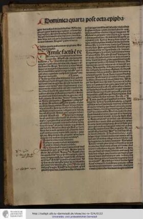 Simile factum est... Matthei xiii et in evangelio hodierno. Charissimi, Christus dominus sepius in evangelio regnum celorum terrenis rebus comparavit et assimilavit...