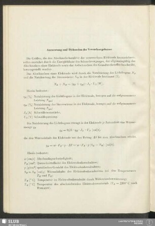 Auswertung und Diskussion der Versuchsergebnisse