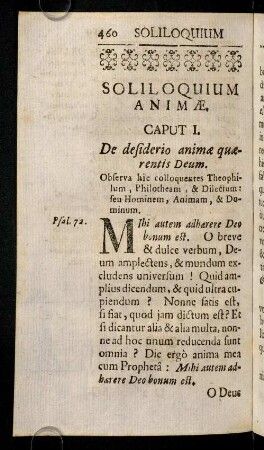 460-696, Soliloquium Animae
