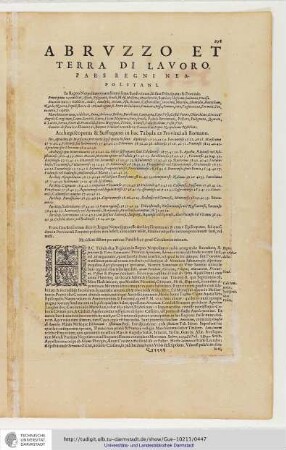 Abruzzo et Terra di Lavoro