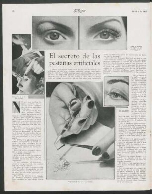 El secreto de las pestañas artificiales