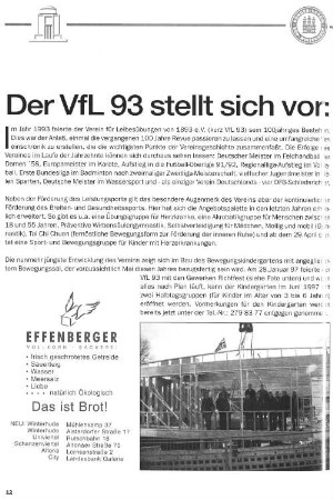 Der VfL 93 stellt sich vor