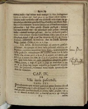 Cap. IV. De Usu iuris pascendi.