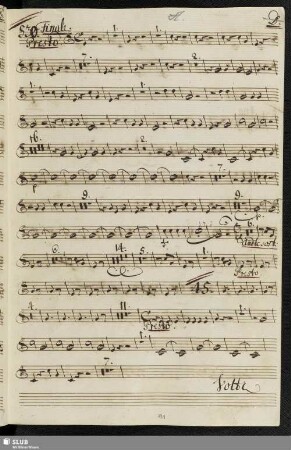 530. Finale/Quartetto: Sì signora di là su / Piccinni, N.