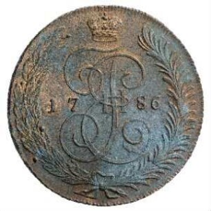 Münze, 5 Kopeken, 1786