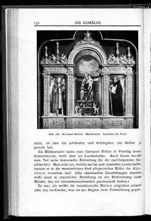 Abb. 119. Giovanni Bellini. Marienaltar. Sakristei der Frari