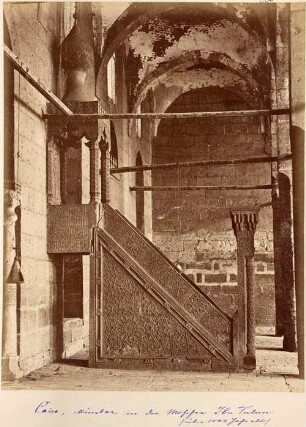 Mimbar in der Ibn-Tulun-Moschee Kairo