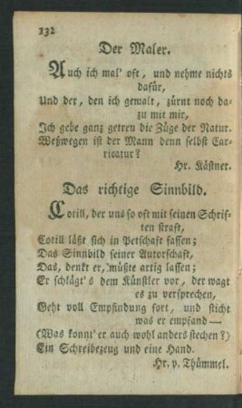 Das richtige Sinnbild.