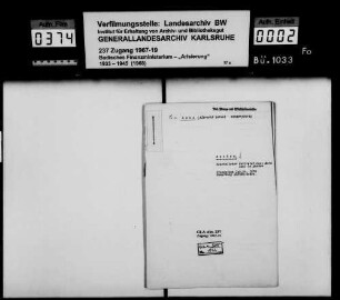 Levi, Albrecht Israel in Buchen Käufer: Gemeinde Buchen Lagerbuch-Nr. 1078 Buchen