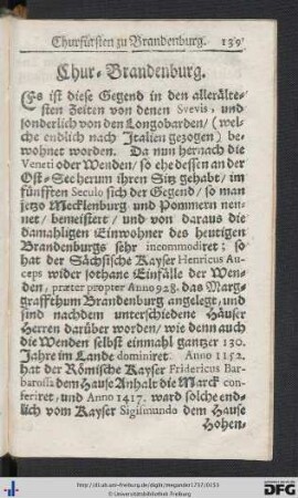 Chur-Brandenburg.