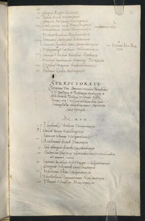Sommerhalbjahr 1558. Rektorat Nikolaus Varenbüler (Varnbüler)