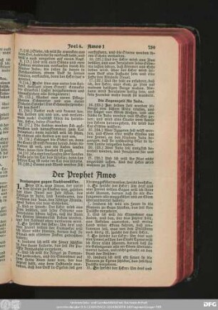 Der Prophet Amos