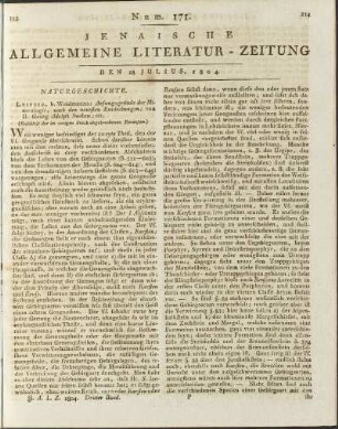 Num. 171. Den 18. Julius. 1804