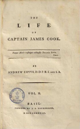 The life of Captain James Cook, Vol. 2