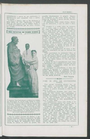 Uma estátua do Padre Cícero