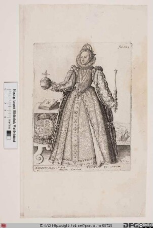 Bildnis Elisabeth (Elizabeth) I., Königin von England (reg. 1558-1603)