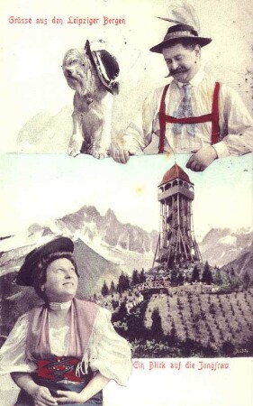 Grüsse aus den Leipziger Bergen: ein Blick auf die Jungfrau