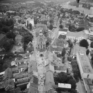Kreuzkirche in der Altstadt von Suhl : Blickrichtung Südwesten