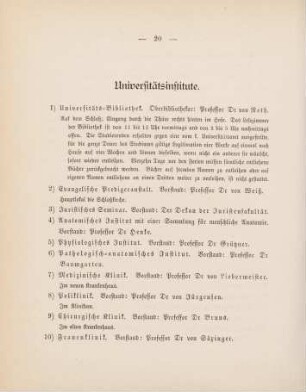 20-23, Universitätsinstitute