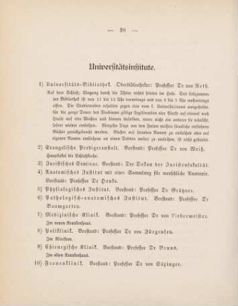 20-23, Universitätsinstitute
