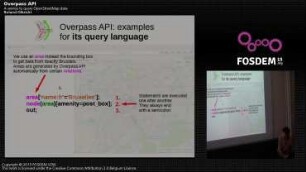 Overpass API: A service to query OpenStreetMap data