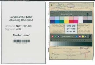 Entnazifizierung Josef Moeller , geb. 27.05.1903 (Baufuehrer)