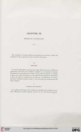 Chapitre III: Détails de construction