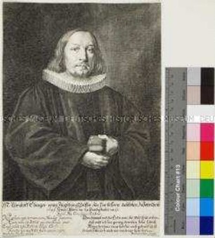 Porträt des lutherischen Theologen Christoph Ehinger dem Jüngeren