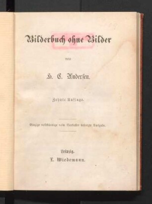 Bilderbuch ohne Bilder