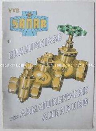 Angebotskatalog der VVB Sanar für Sanitärarmaturen