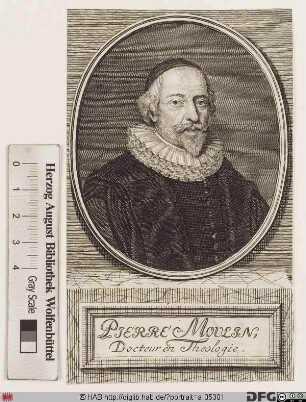 Bildnis Pierre Dumoulin (lat. Petrus Molinaeus)
