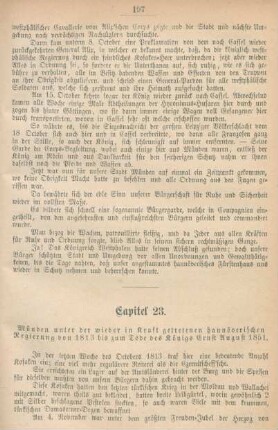 Capitel 23. Münden unter der wieder in Kraft getretenen Hannöverischen Regierung von 1813 bis zum Tode des Königs Ernst August 1851