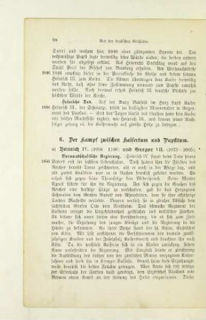 6. Der Kampf zwischen Kaisertum und Papsttum