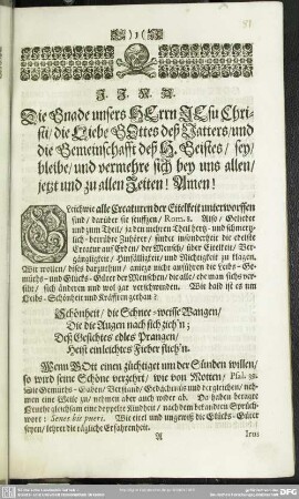 Leichenpredigt : Textus. Exordium. Tractatio