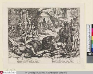[Illustration zu Torquato Tasso, Gerusalemme liberata, dreizehnter Gesang; Jerusalem delivered, Canto XIII; Das befreite Jerusalem, dreizehnter Gesang]