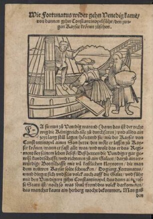 Wie Fortunatus wider gehn Venedig kame ...