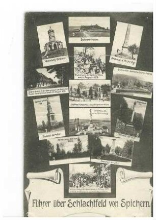 Führer über das Schlachtfeld von Spichern