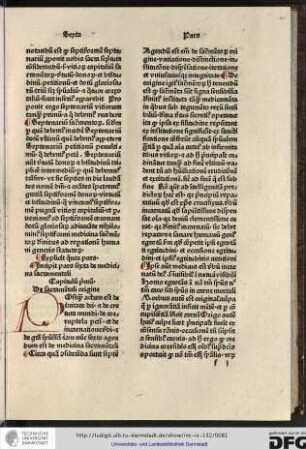 Incipit pars sexta de medicina sacramentali.