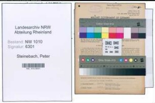 Entnazifizierung Peter Steinebach , geb. 02.09.1890 (Gastwirt)