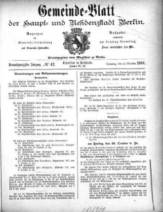 1888,42: No. 42, 14. Oktober 1888