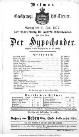 Der Hypochonder