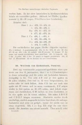 39. Wolfram von Eschenbach, Parzival.