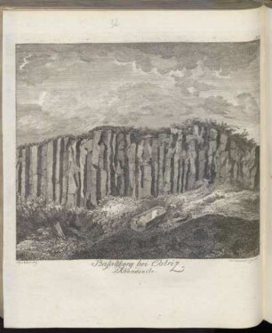 Basaltberg bei Ostriz, Abendseite