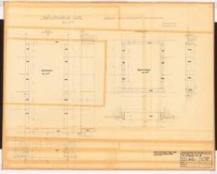 Reichsluftfahrtministerium, Berlin: Fassadendetail Q1R (Tür, Fenster) 1:10