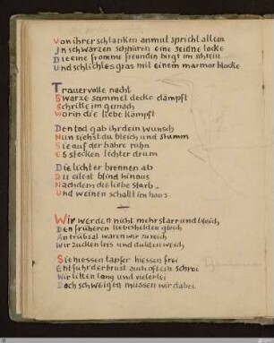 Trauervolle nacht (Trauervolle nacht!) : [SW IV, S. 96/142]
