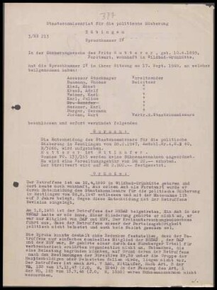 Mutterer, Fritz