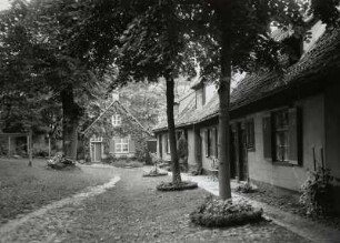 Stralsund, Johanniskloster : Stralsund. Johanniskloster. Spitalbauten. Eingangsseite